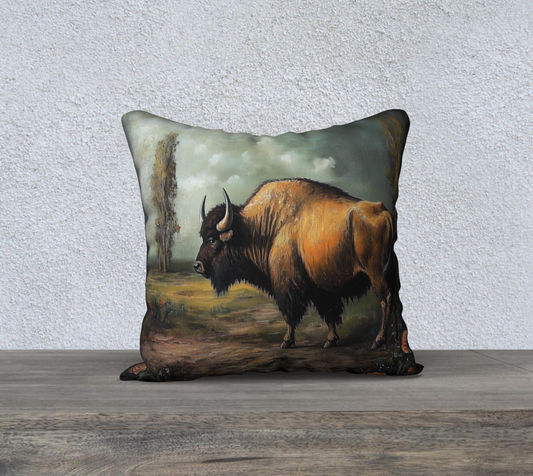 Buffalo Pillow Case | Western Wildlife Home Accent