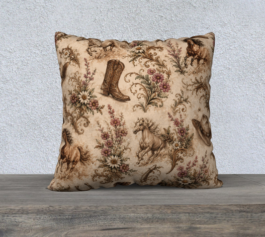 Wild Pearl Cotton Canvas Pillow Case