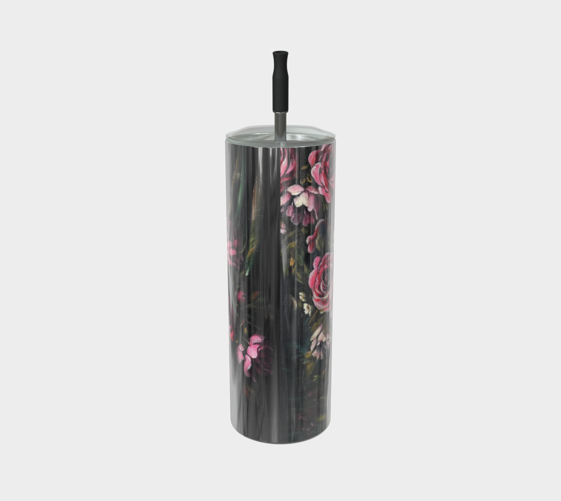 Rose Garden Stainless Steel Tumbler | Floral Farmhouse Drinkware