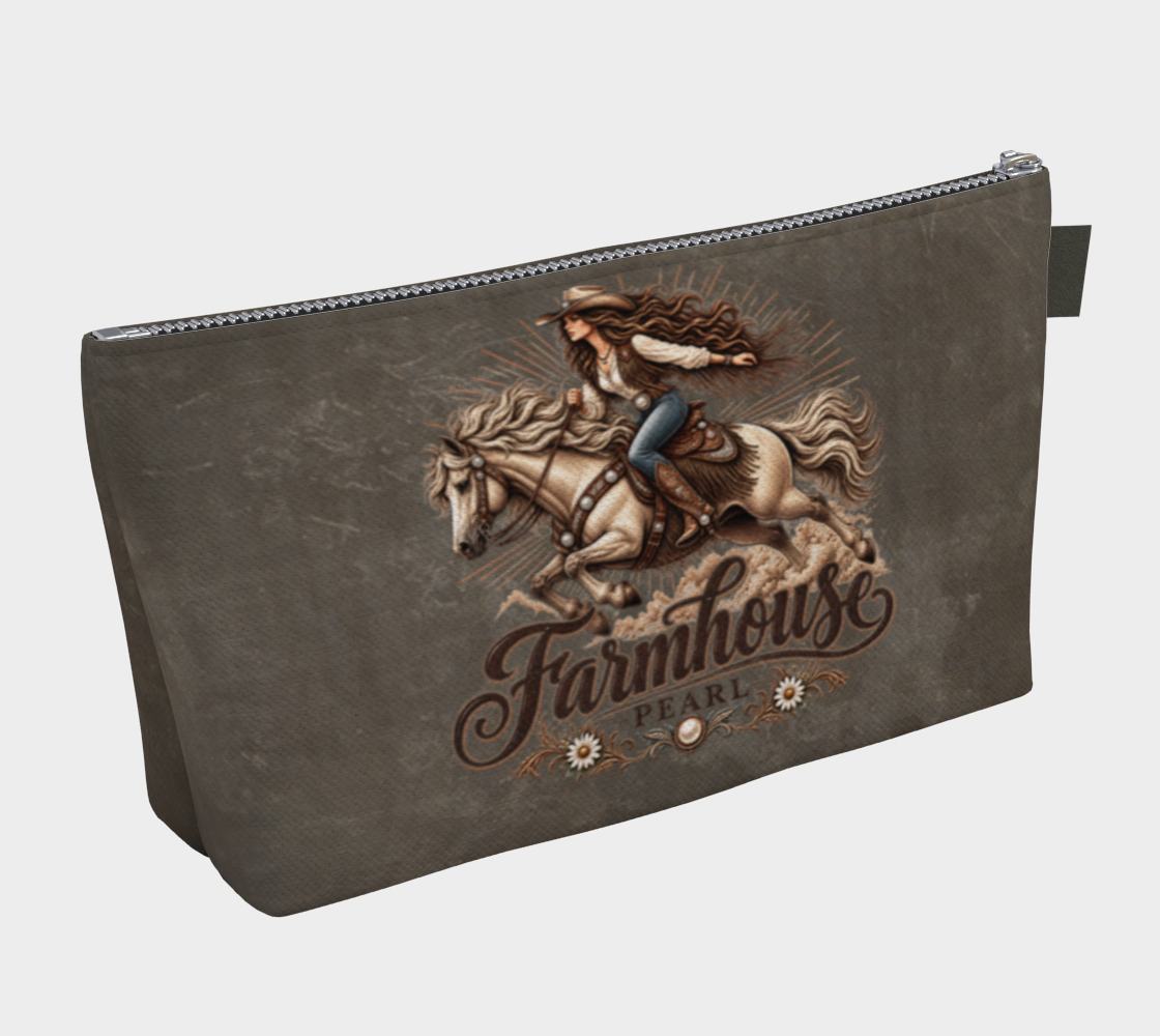 Wild Pearl Ride Makeup Bag