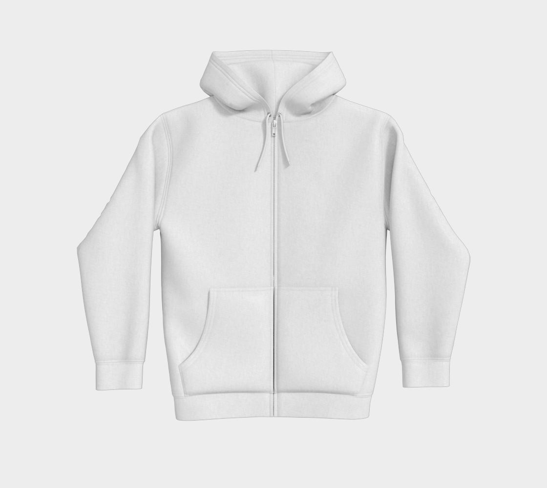 Midnight Garden Collection - Premium Zipper Hoodie