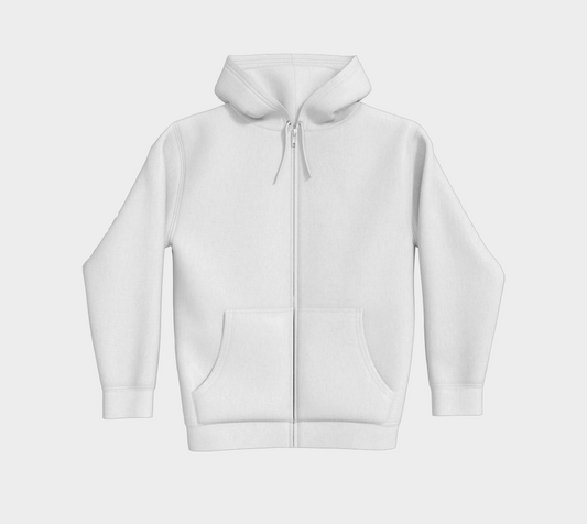 Midnight Garden Collection - Premium Zipper Hoodie