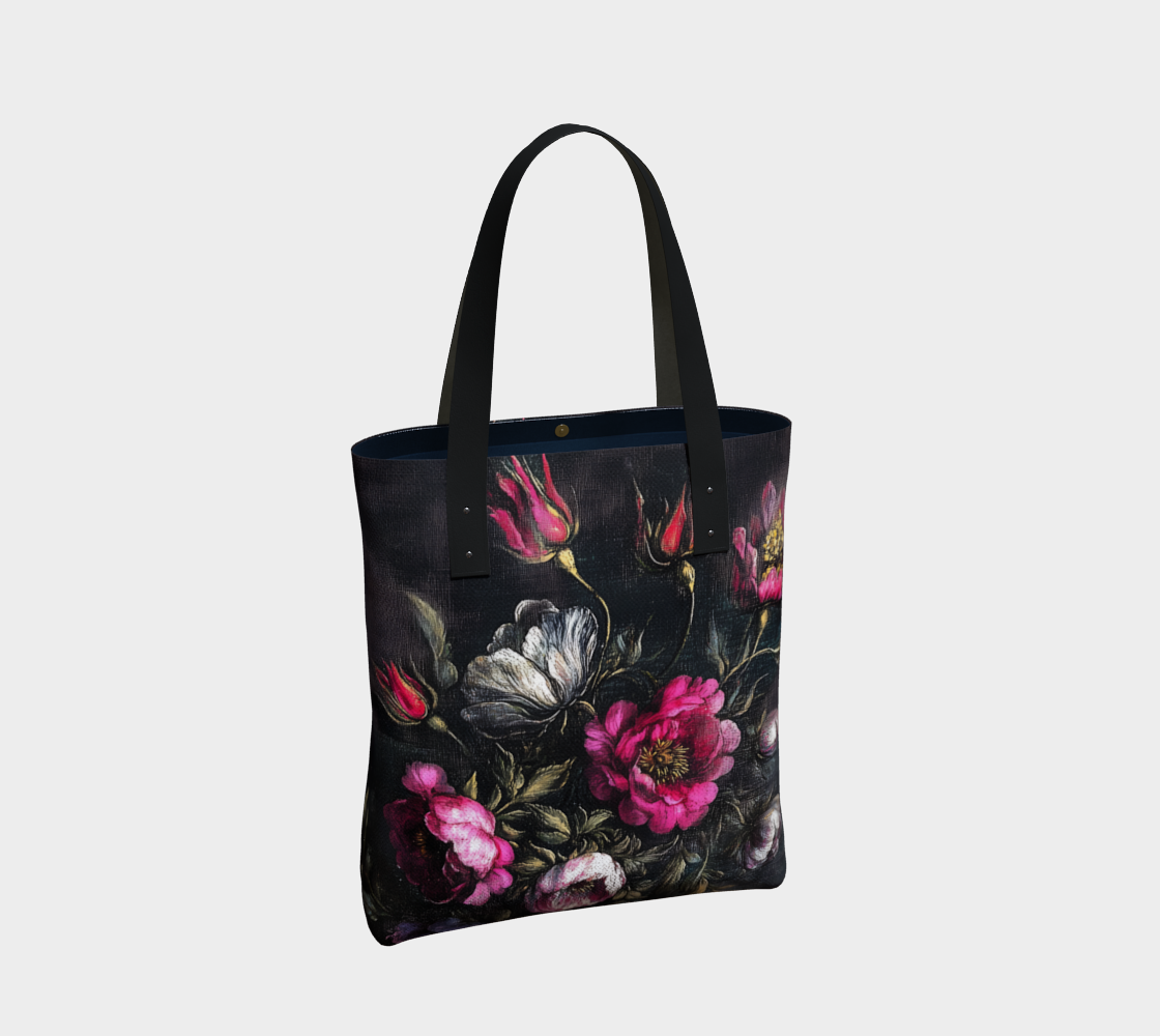 Rose Garden Tote Bag | Floral Farmhouse Carry-All