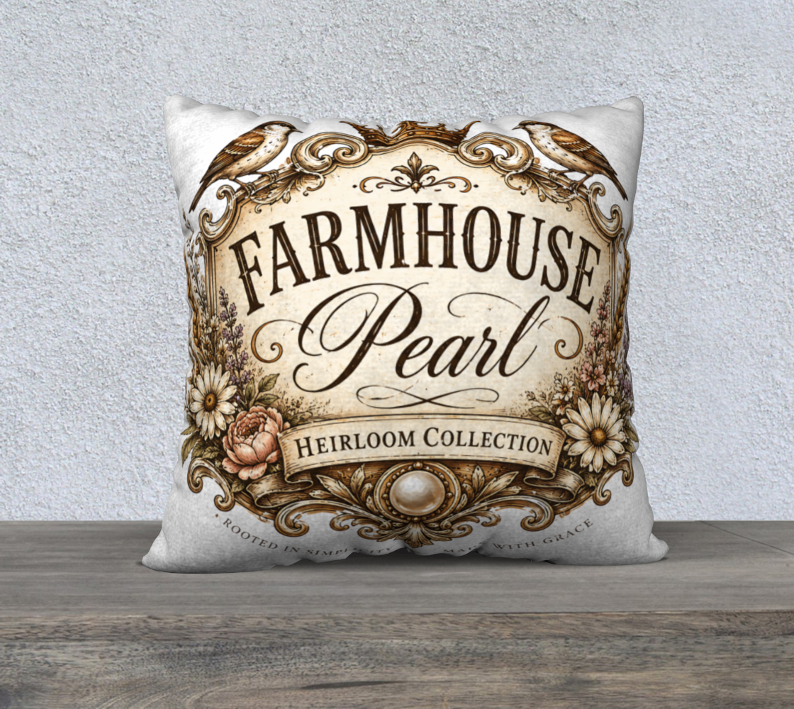 The Heirloom Collection - White Cotton Linen Canvas/Velveteen Pillowcase