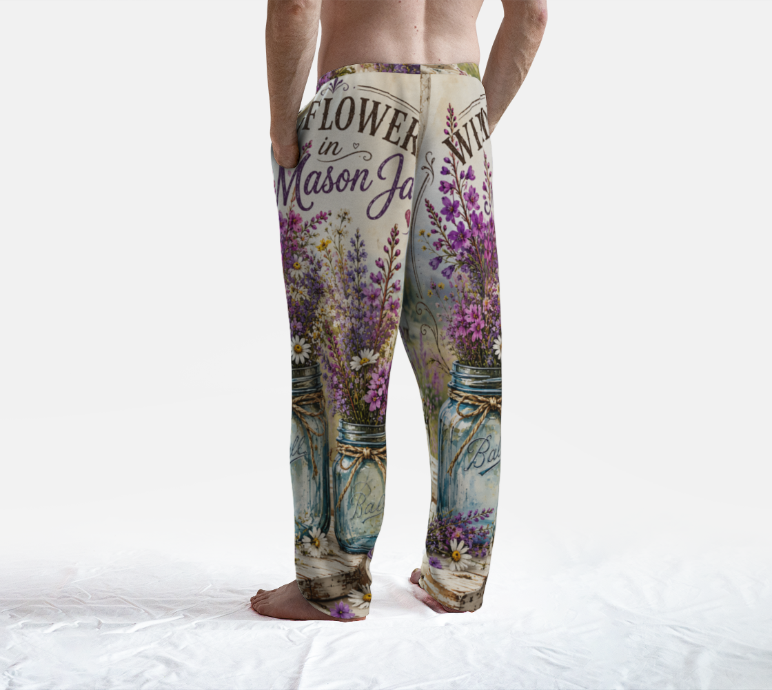 Wildflowers in Mason Jars - Lounge Pants