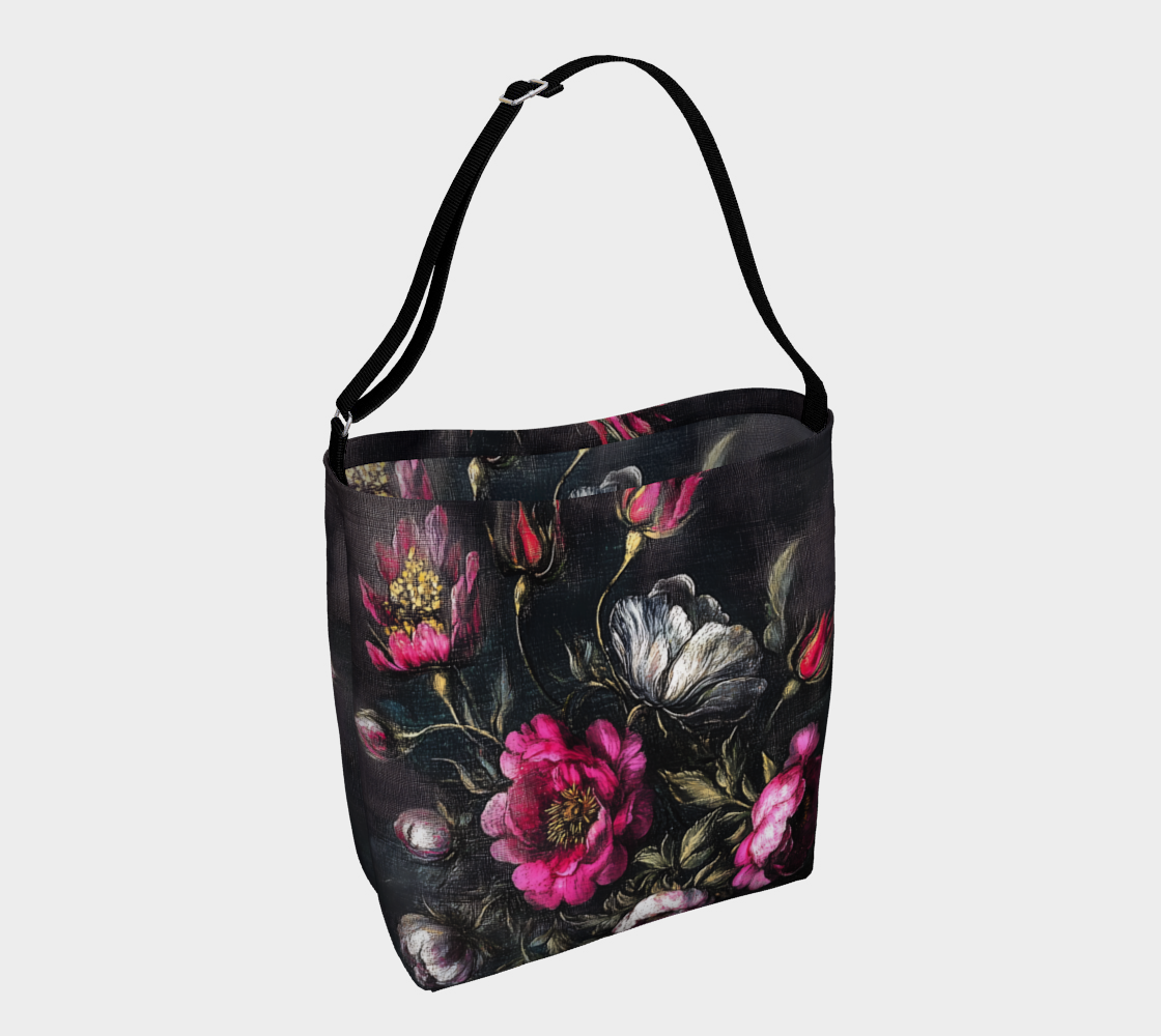 Wild Rose Garden Tote Bag | Floral Farmhouse Carry-All