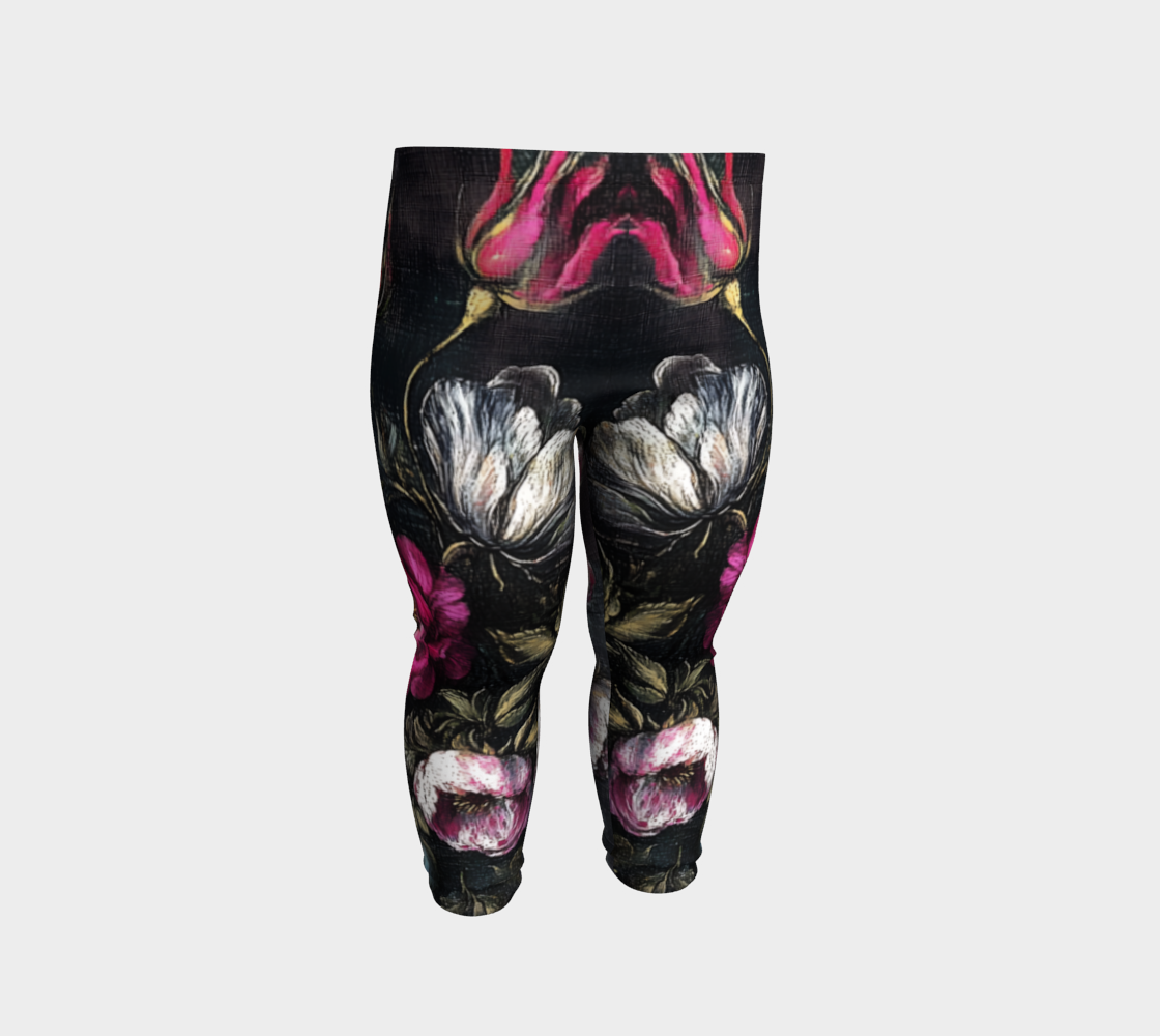 Wild Rose Garden Baby Leggings | Floral Farmhouse Kids