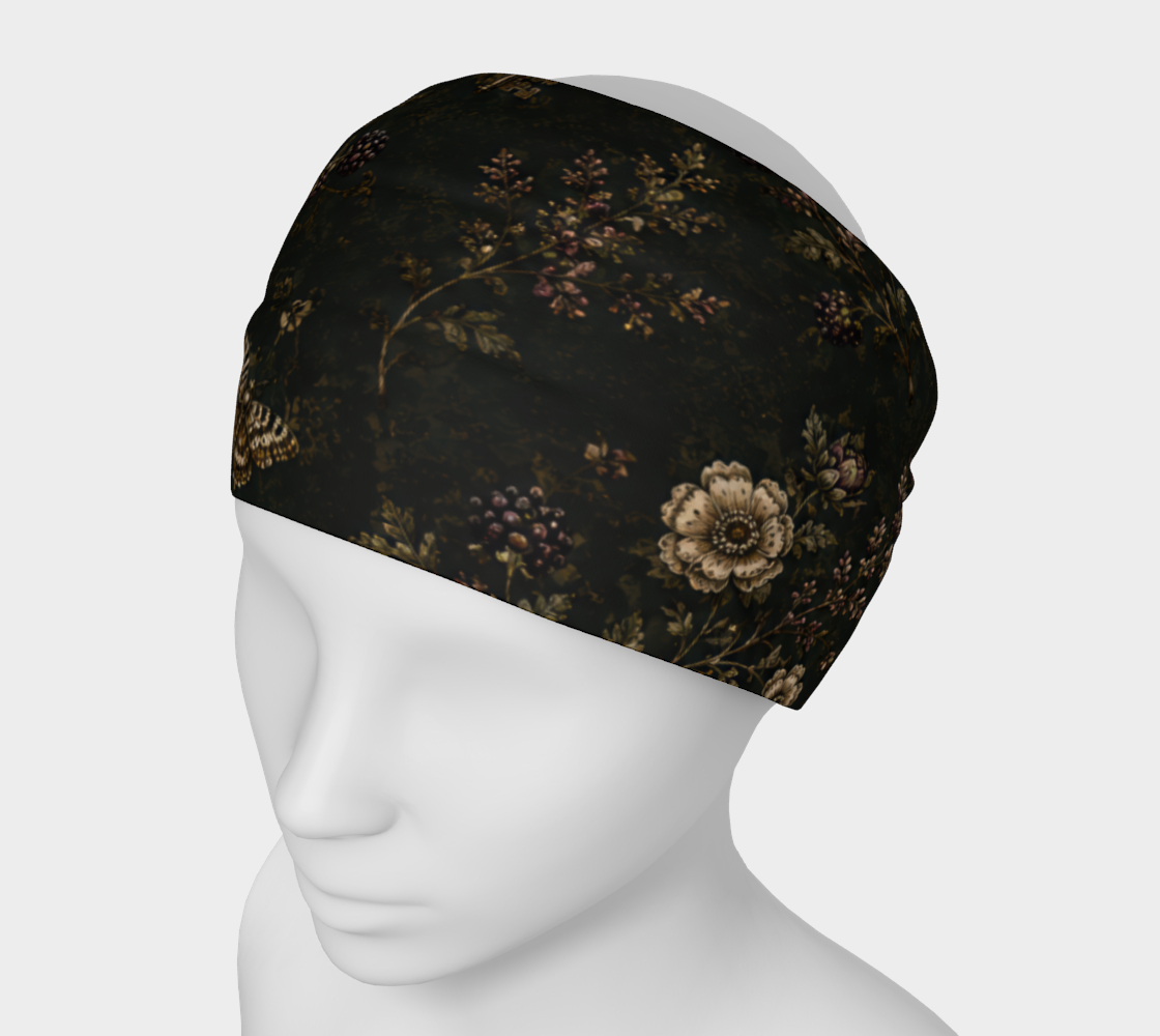 Midnight Garden Collection - Dark Acadia Headband