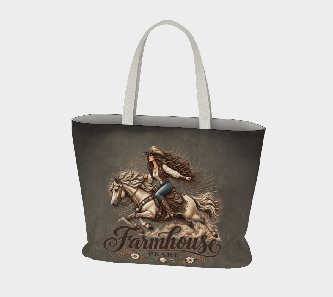 Wild Pearl Large Tote Bag