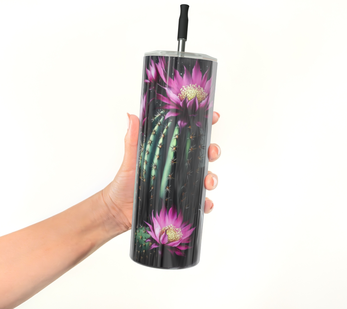 Desert Bloom Stainless Steel Tumbler | Boho Farmhouse Drinkware